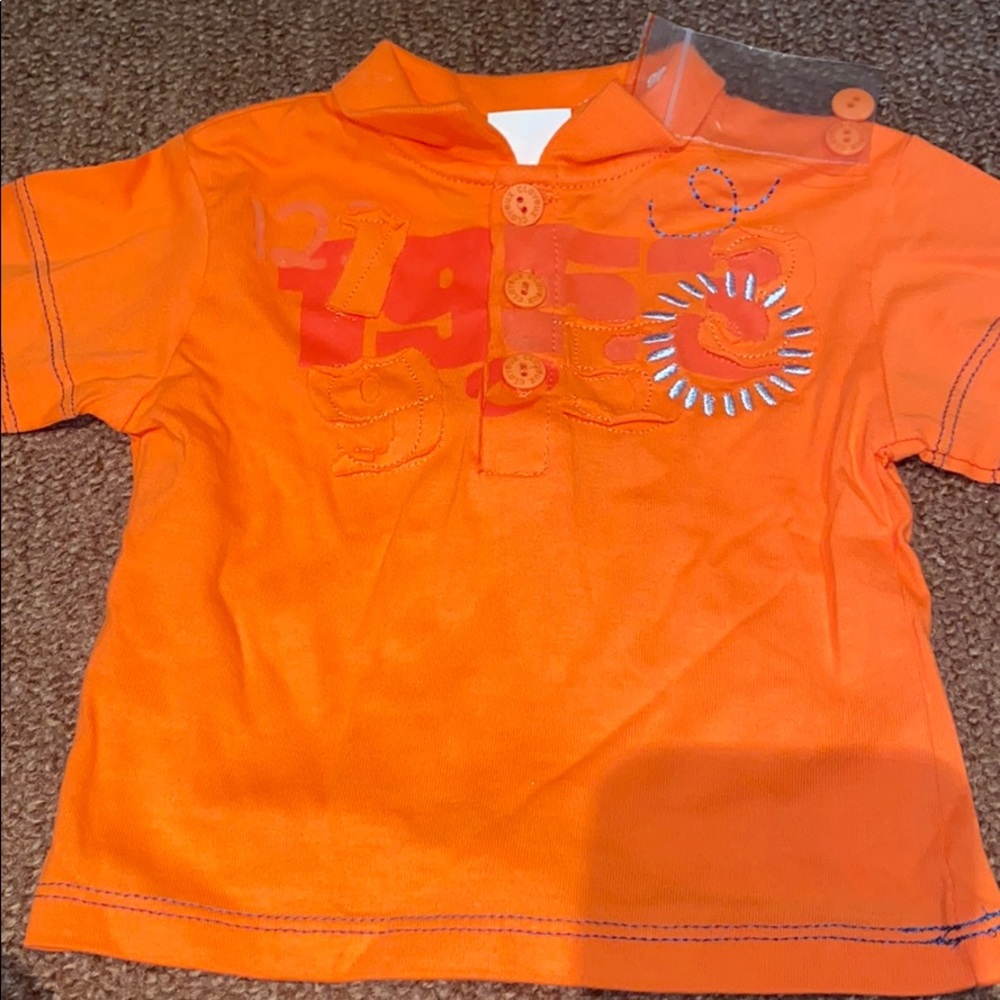 unisex collard baby tee